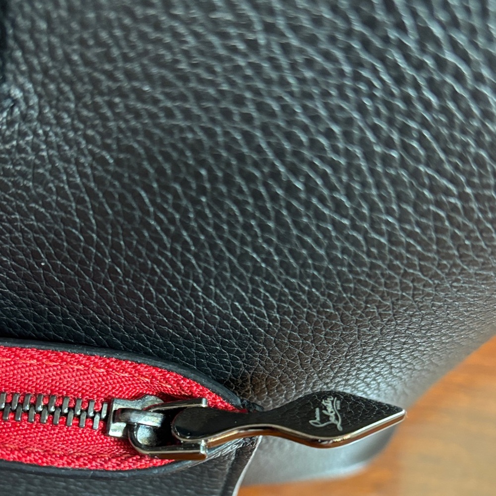 Christian Louboutin Black Leather Tote (Cabata) with Calf leather and Spikes ✨ - Picture 5 of 16